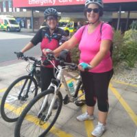 Staff get on their bikes to support hospital appeal