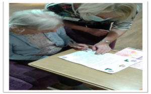 Grimsby care home pen pals