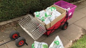 Zane Powles makes final lockdown deliveries